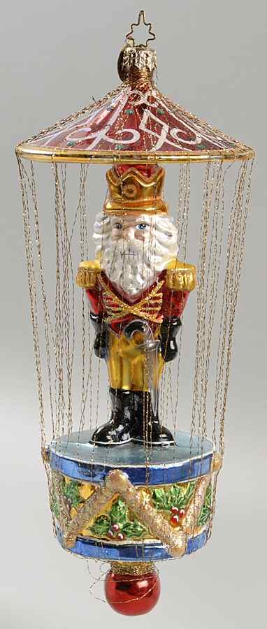Gilded Ornaments Nutcracker Prince Pavillion - No Box 42 by Christopher Radko-1