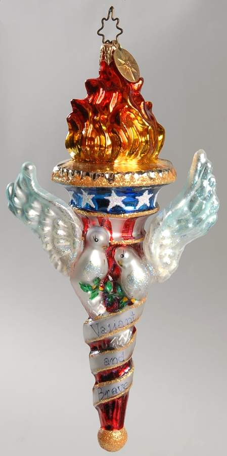 Patriotic Valiant And Brave - No Box by Christopher Radko-1
