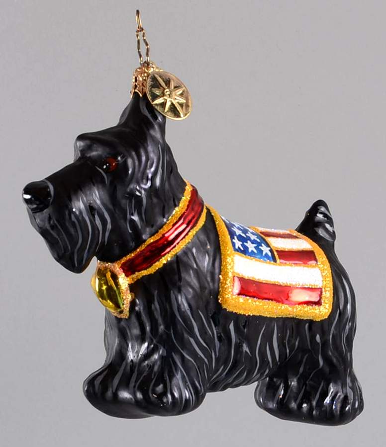 Dogs Liberty Scott-Black - No Box by Christopher Radko-1