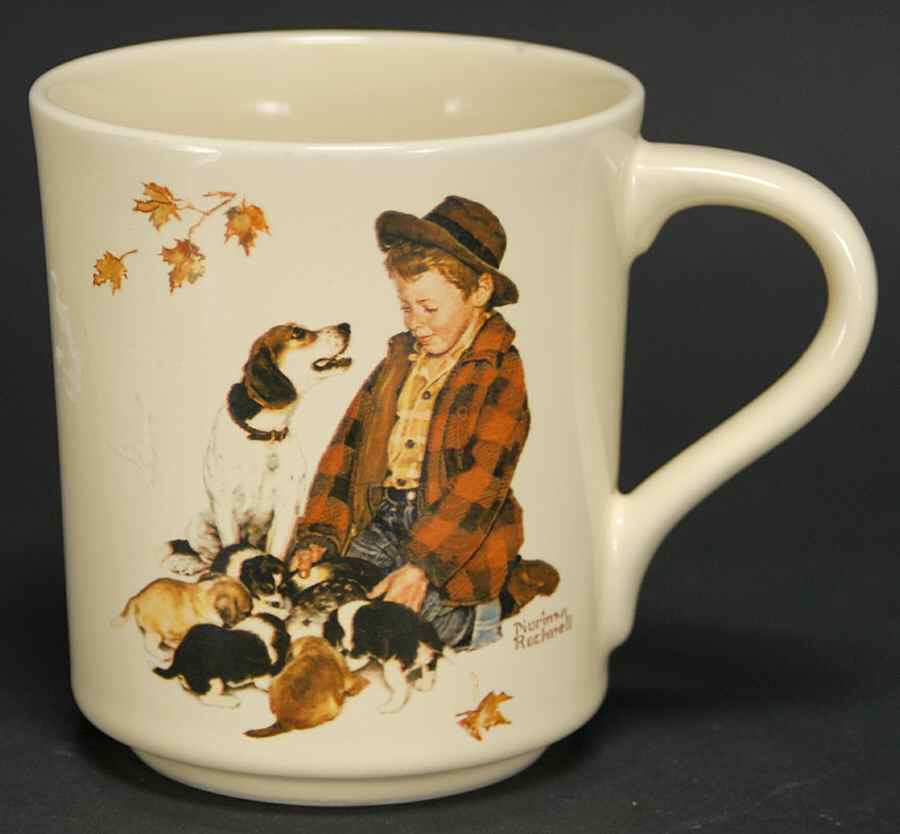 Four Seasons-A Boy & His Dog Pride Of Parenthood-Fall - No Box by Rockwell Museum-1