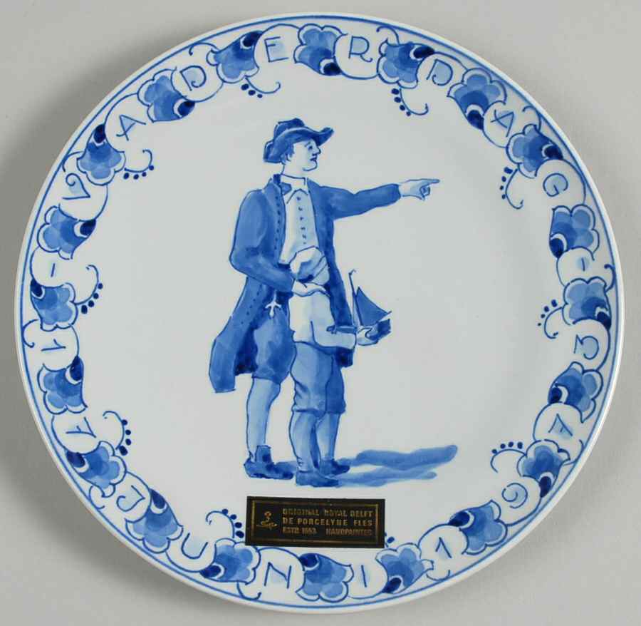 Father's Day Father And Son - Boxed by Royal Delft-1