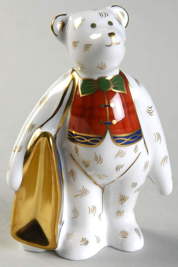 Miniature Bear Collection Hamish The Scottish Teddy - Boxed by Royal Crown Derby-1