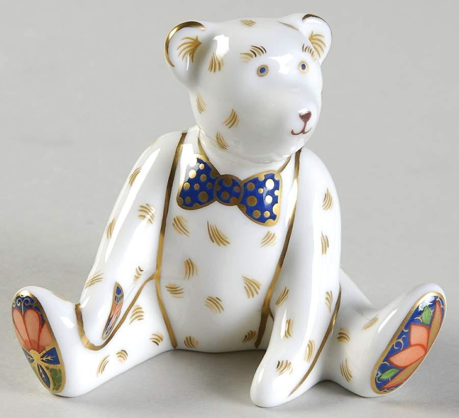 Miniature Bear Collection Teddy Edward - Boxed by Royal Crown Derby-1