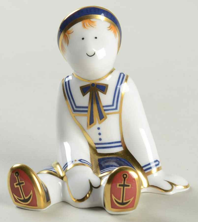 Treasures of Childhood Ragdoll Sailor - Boxed by Royal Crown Derby-1