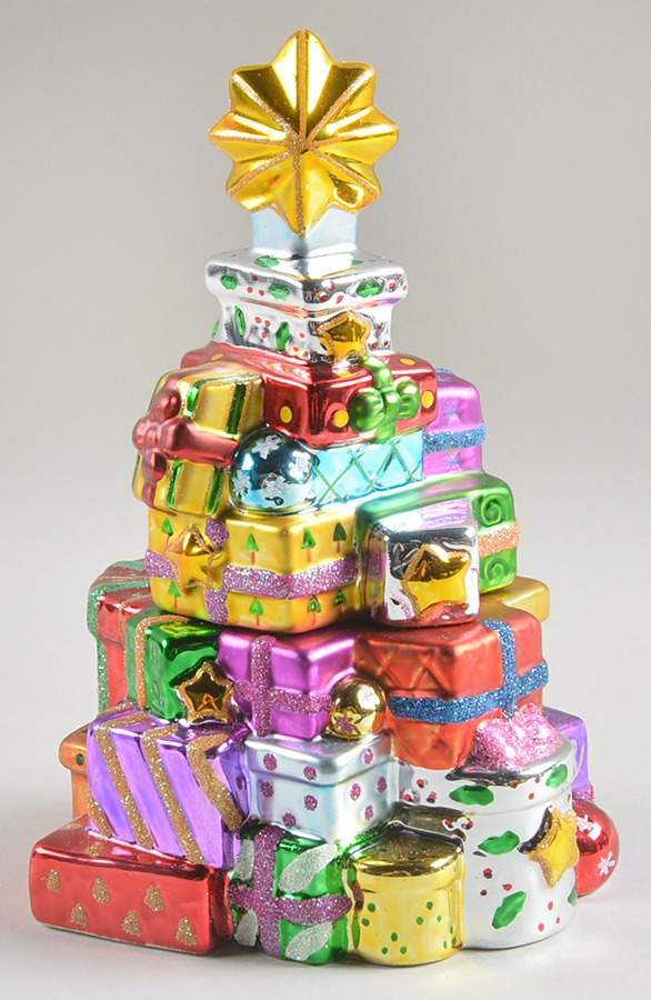 Christopher Radko Cookie Jar Presents With Star - No Box by Christopher Radko-1