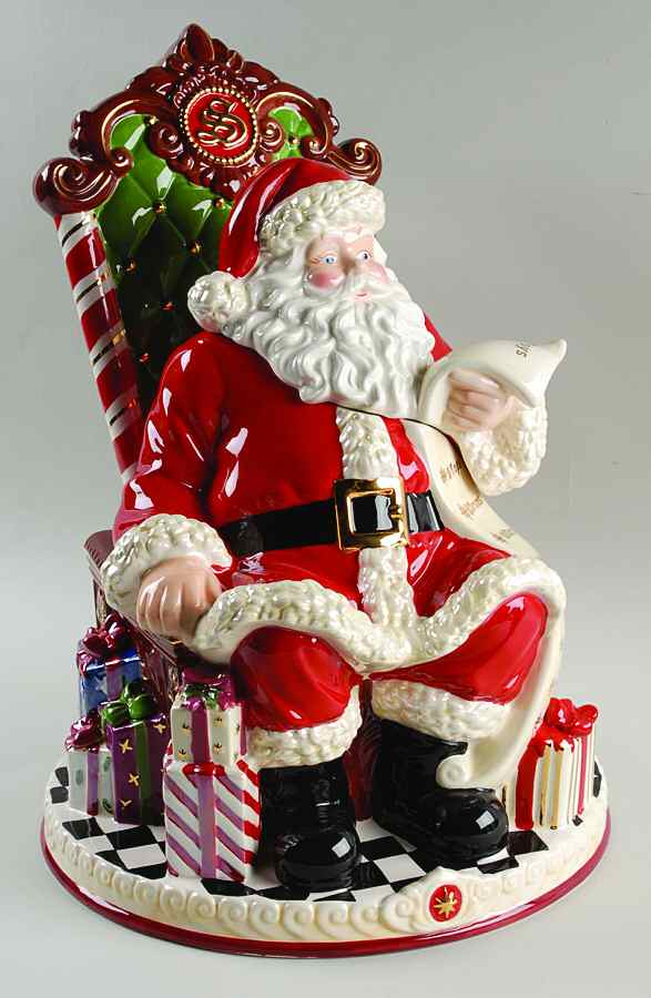 Christopher Radko Cookie Jar Visits To Santa - Boxed by Christopher Radko-1