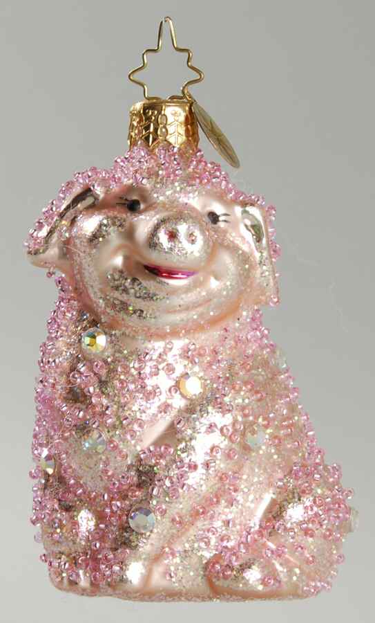 2008 Christopher Radko Ornaments Precious Piggy - No Box by Christopher Radko-1