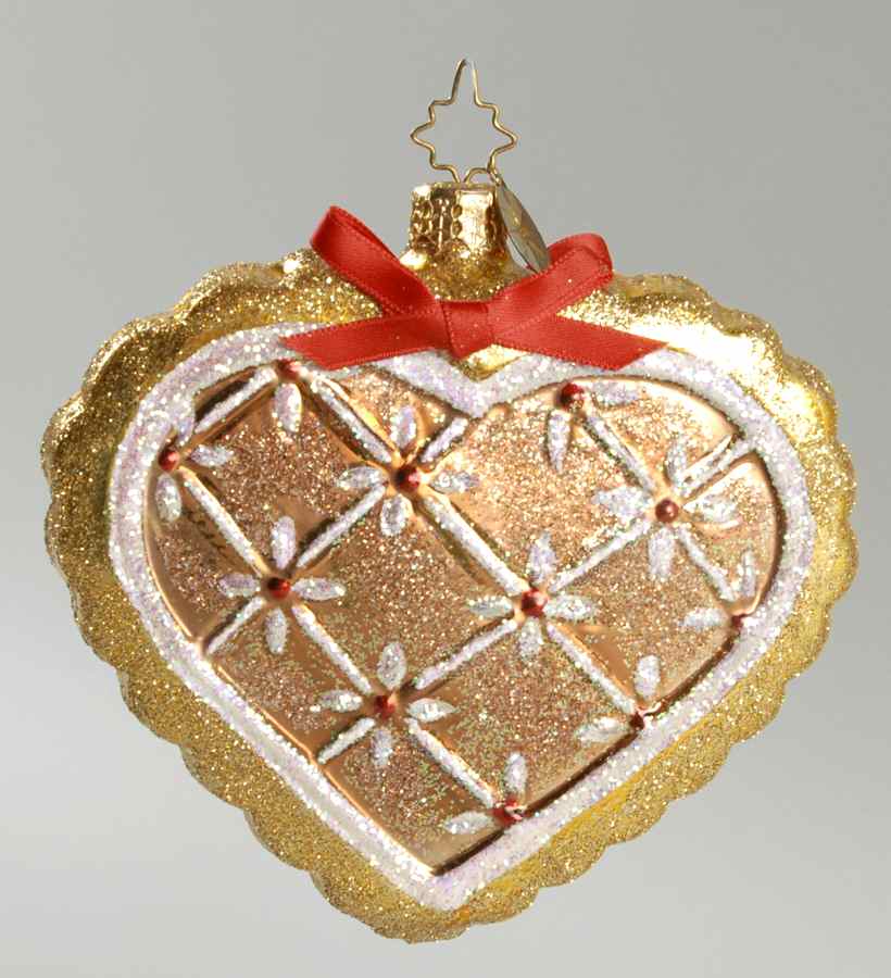 2008 Christopher Radko Ornaments Ginger Heart - No Box by Christopher Radko-1