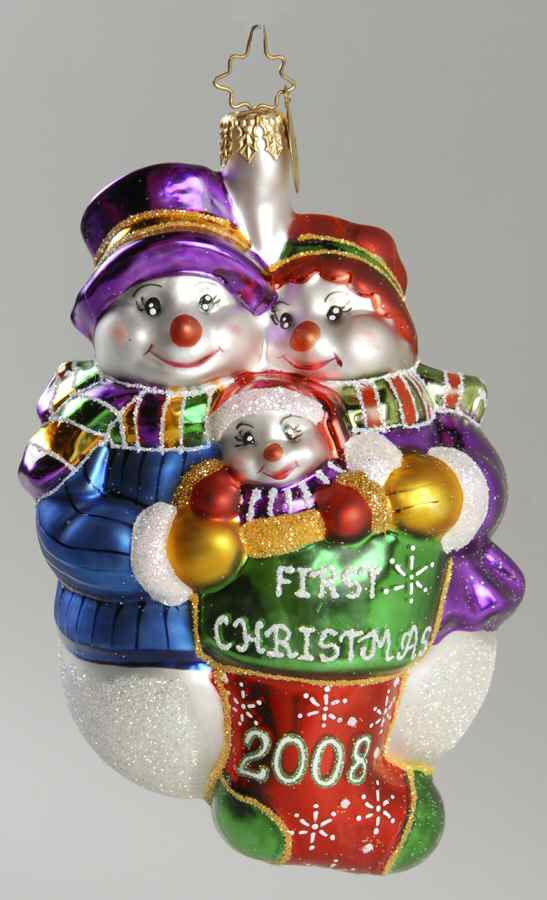 2008 Christopher Radko Ornaments First Snow Cheer-2008 - Nb644, No Box by Christopher Radko-1