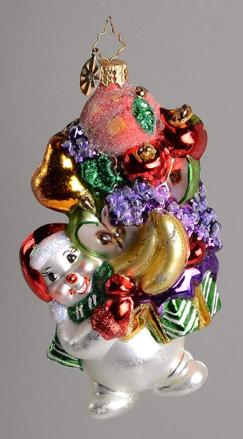 2007 Christopher Radko Ornaments Frosty Fruit Fellow - No Box by Christopher Radko-1