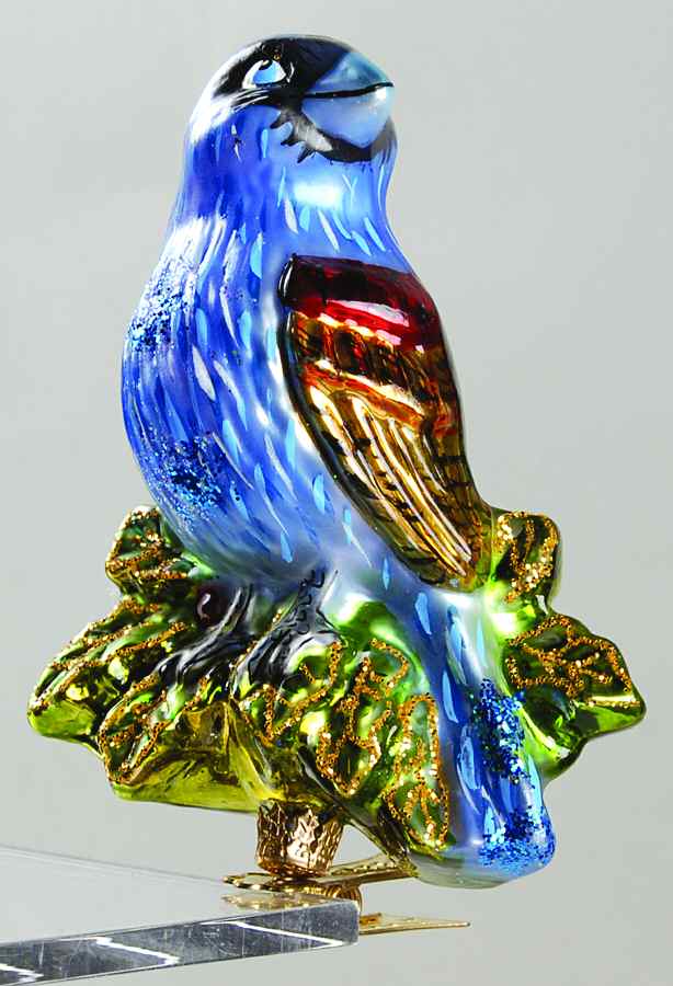 2007 Christopher Radko Ornaments Winter Warblers-Bluebird - No Box by Christopher Radko-1