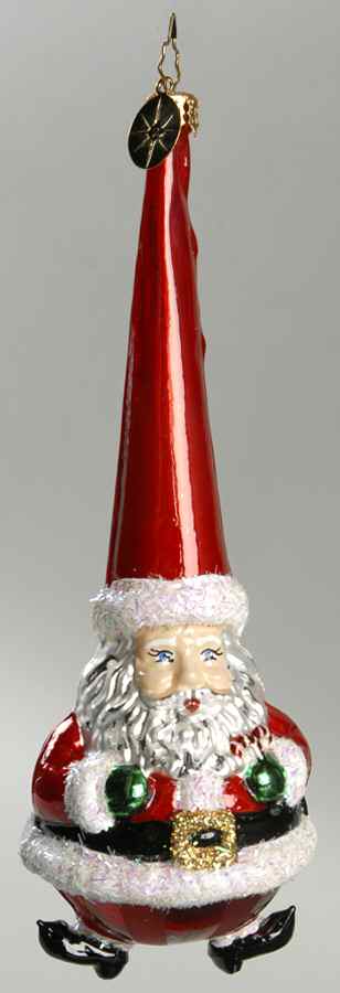 2007 Christopher Radko Ornaments Cone Claus - No Box by Christopher Radko-1