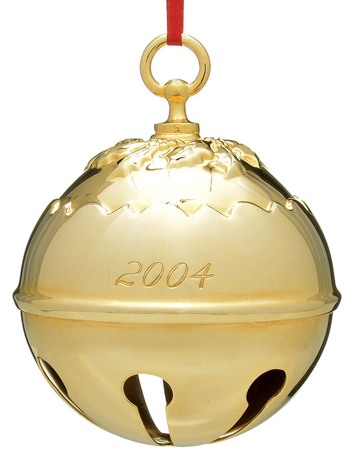 Holly Bell-Goldplate 2004 Holly Bell-Goldplate - Boxed by Reed & Barton-1
