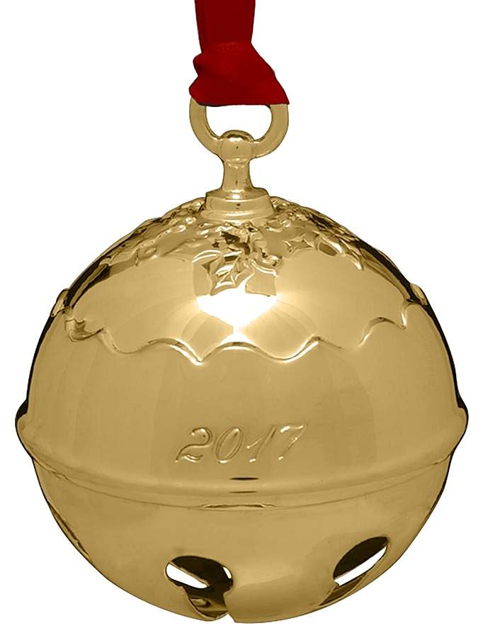 Holly Bell-Goldplate 2017 Holly Bell-Goldplated - No Box by Reed & Barton-1