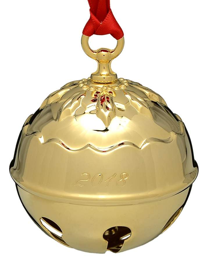 Holly Bell-Goldplate 2018 Holly Bell-Goldplated - Boxed by Reed & Barton-1