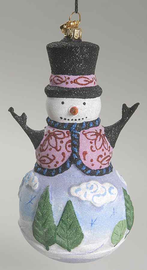Christmas Reflections Woodland Snowman - No Box by Reed & Barton-1