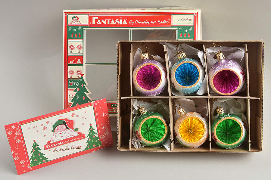Fantasia (2002-2007) Meadow Brook Reflections-Set Of 6 - Boxed by Christopher Radko-1