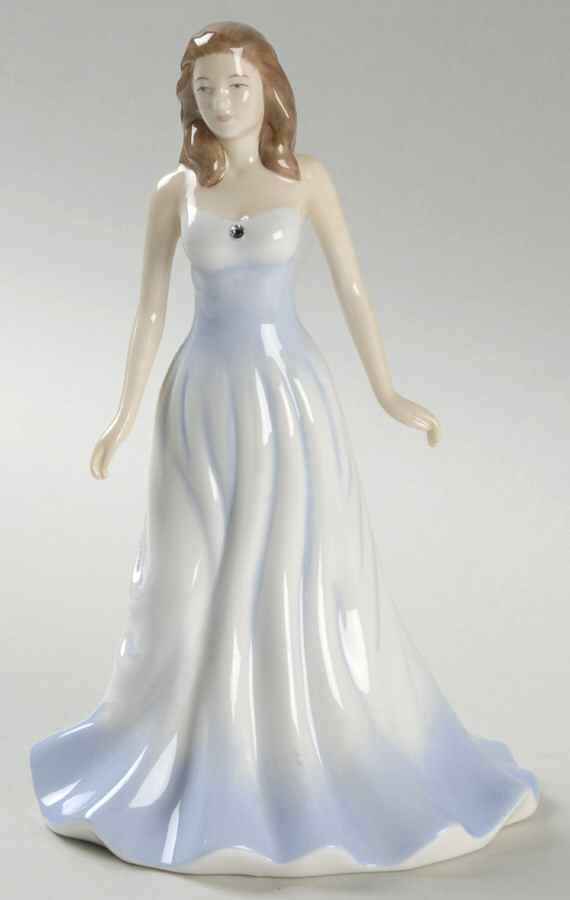 Gemstones Collection April-Diamond - Boxed by Royal Doulton-1