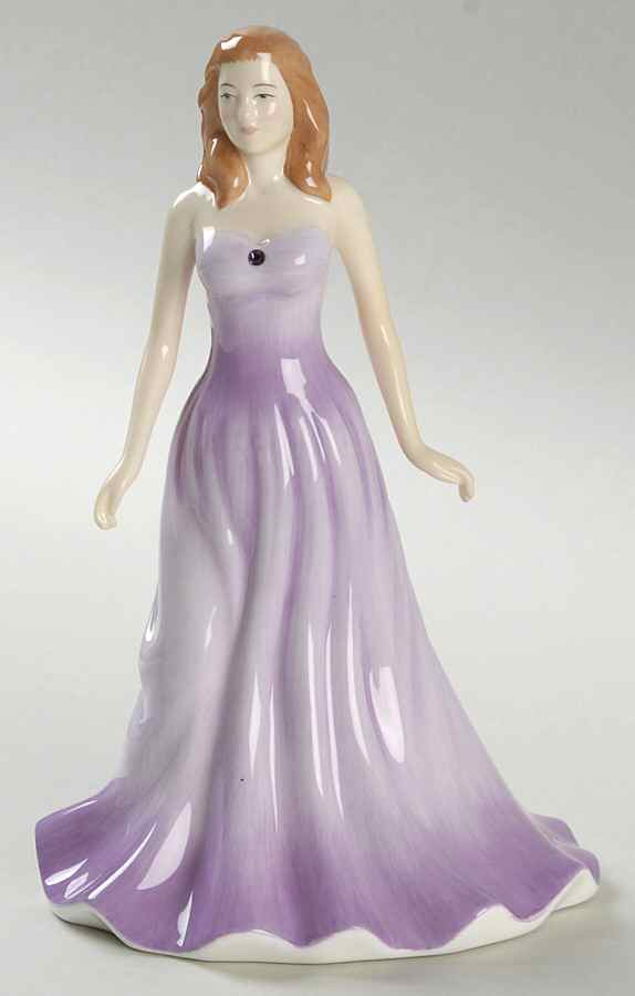 Gemstones Collection February-Amethyst - Boxed by Royal Doulton-1