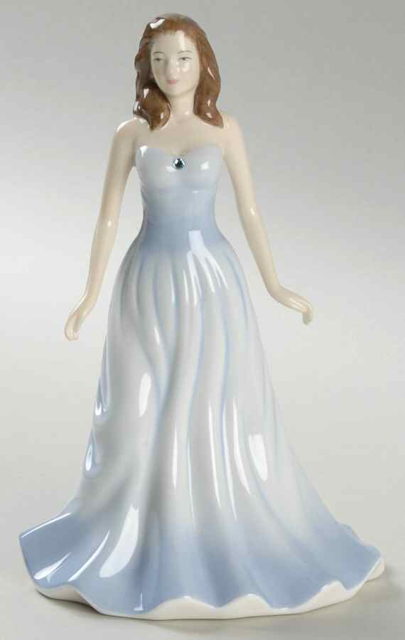 Gemstones Collection March-Aquamarine - Boxed by Royal Doulton-1