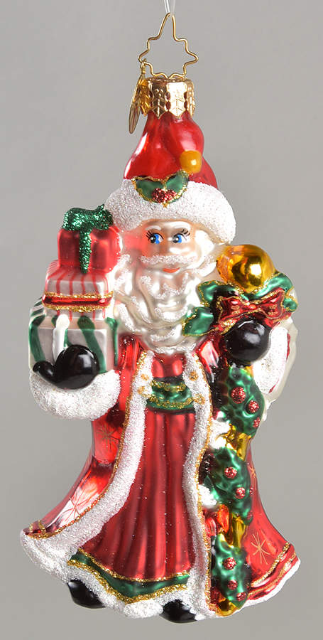 2009 Christopher Radko Ornaments Crimson Claus-With Holly Staff - No Box by Christopher Radko-1