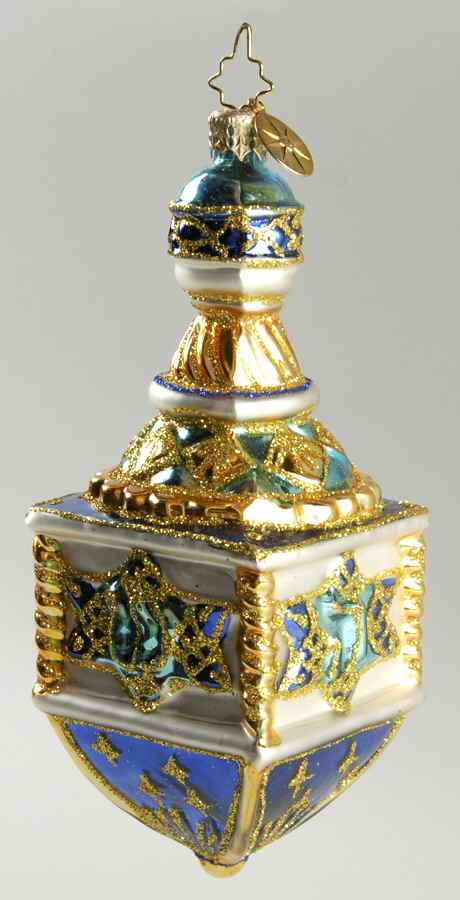 2009 Christopher Radko Ornaments Dazzling Dreidel - No Box by Christopher Radko-1