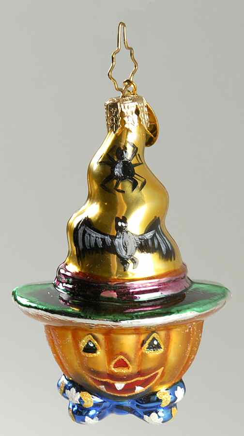 2009 Christopher Radko Ornaments Millinery Madness Pumpkin Gem - No Box by Christopher Radko-1
