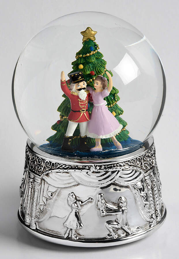 Christmas Snowglobes Nutcracker Suite-Dance Of The Sugar Plum - No Box by Reed & Barton-1