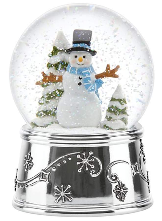 Christmas Snowglobes Snowman - Oh Christmas Tree - Boxed by Reed & Barton-1