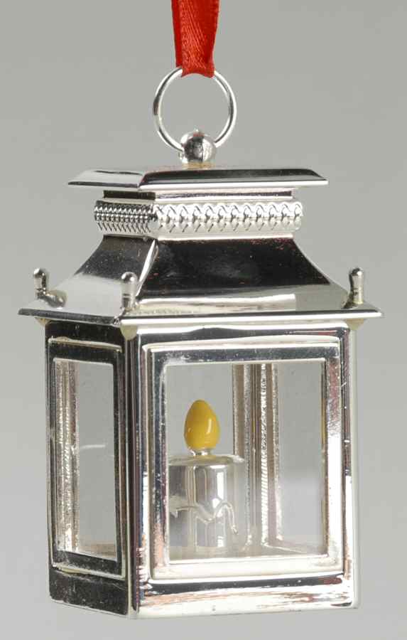 Williamsburg Silverplate Ornament Lantern - Boxed by Reed & Barton-1