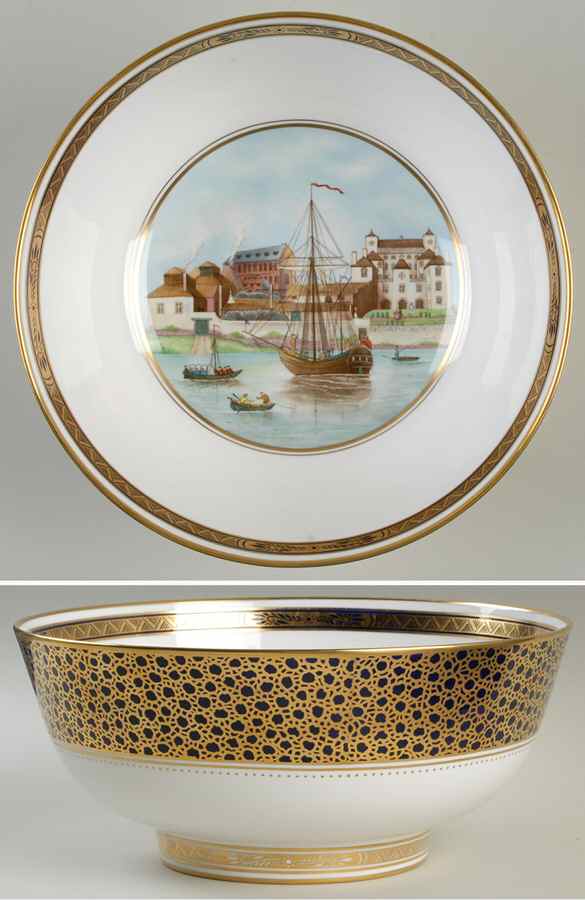 200th Anniversary Collection The Flight Bowl - With Box by Royal Worcester-1