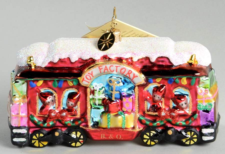 Baltimore & Ohio Railroad Christmas Carriage - Boxed by Christopher Radko-1