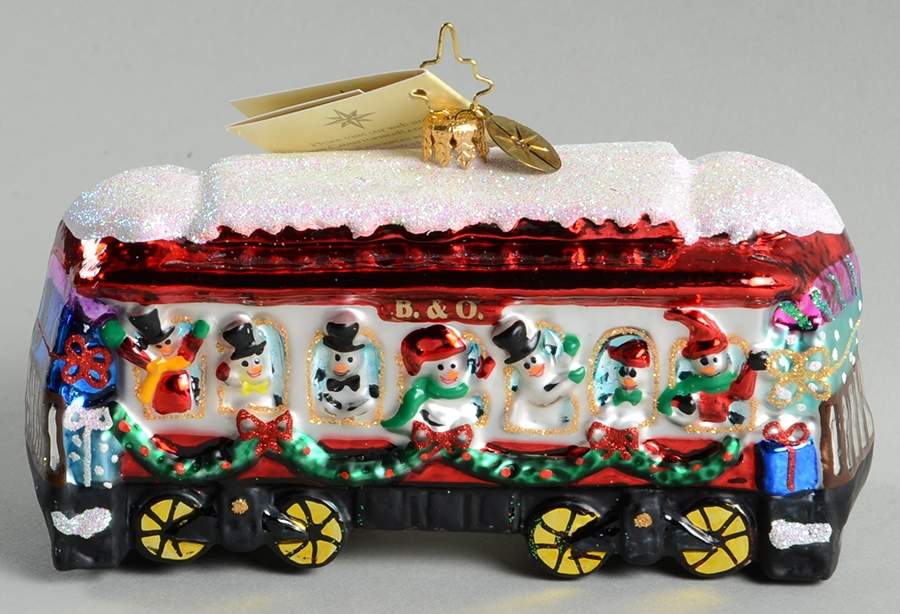 Baltimore & Ohio Railroad Chilly Travelers - Boxed by Christopher Radko-1