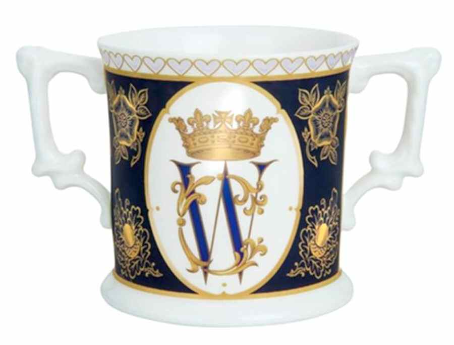 Royal Wedding-Prince William & Catherine Loving Cup - Boxed by Royal Crown Derby-1