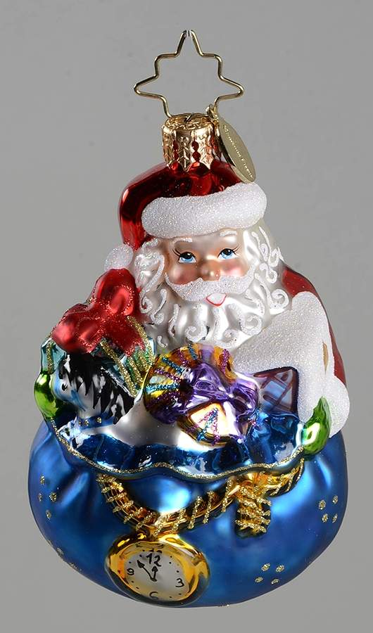 2011 Christopher Radko Ornaments In The Nick Of Time-Gem - No Box by Christopher Radko-1