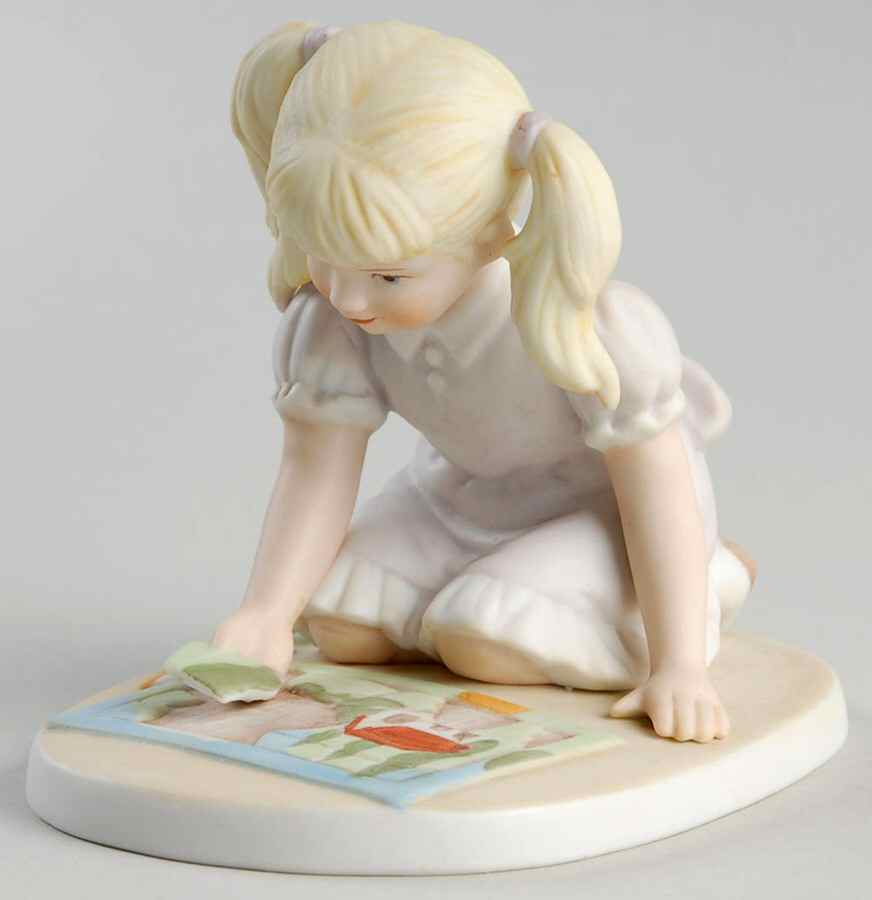 For a Mother's Love Girl Playing With Puzzle - No Box by Roman-1