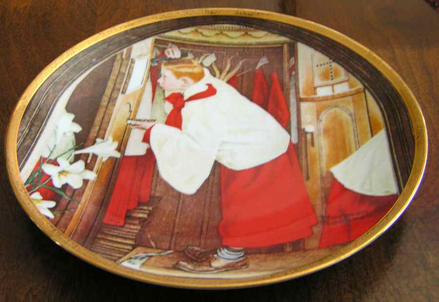 Saturday Evening Post The Choir Boy - No Box by Rose Valley China-1