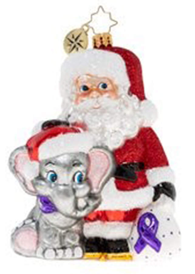 Alzheimer's Awareness 2020-Merry Memories - No Box by Christopher Radko-1