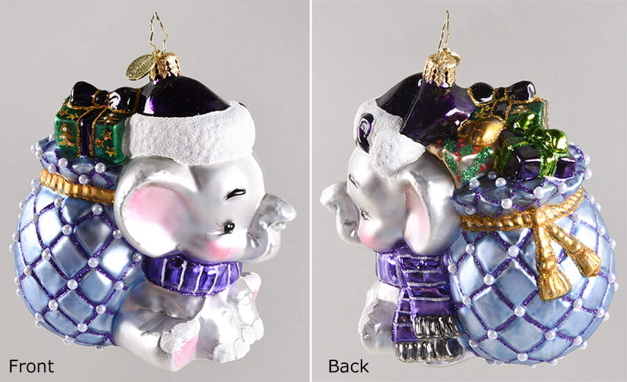 Alzheimer's Awareness 2023-An Elephant Never Forgets! - No Box by Christopher Radko-1
