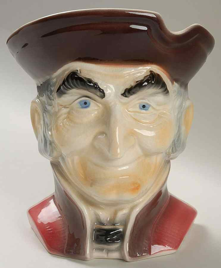 Royal Copley Head Vases Colonial Man Pa Paw Dickens - No Box by Royal Copley-1