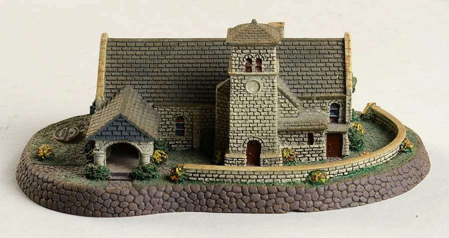 Rockwell's Hometown Grey Stone Church - Boxed by Rhodes Studios-1