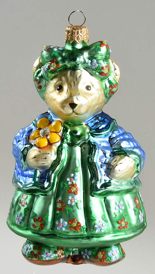 Muffy Vanderbear Picking Posies Muffy - No Box by Christopher Radko-1