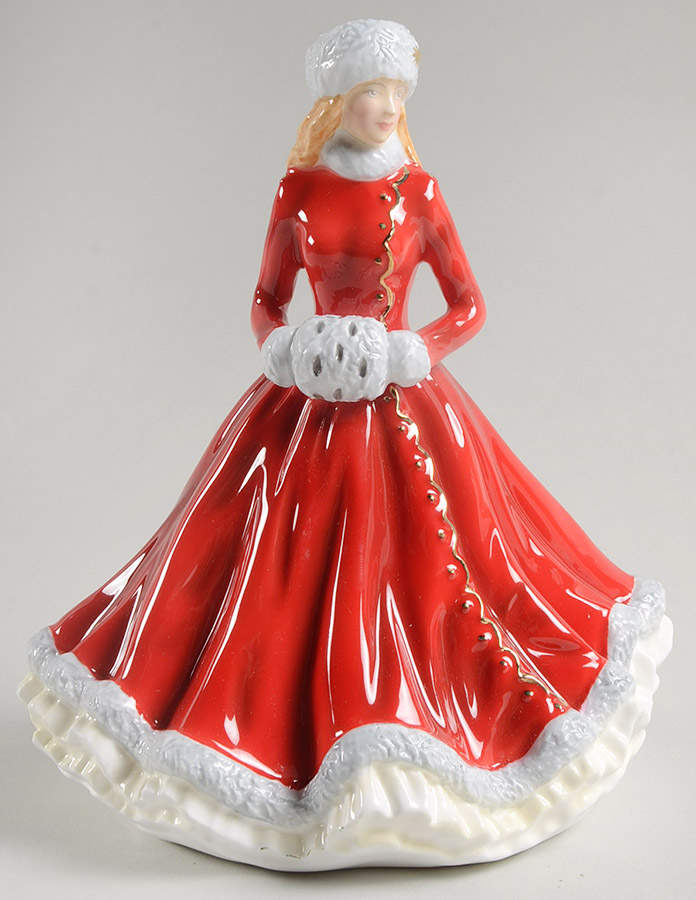 Christmas Day Petites-Annual Figure of the Year Chrismas Cheer- 2021 - No Box by Royal Doulton-1
