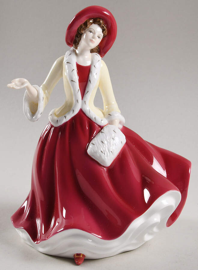 Christmas Day Petites-Annual Figure of the Year Christmas Day 2009 - No Box by Royal Doulton-1