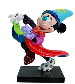 Disney Figurines Sorcerer Mickey - Boxed by Romero Britto-1