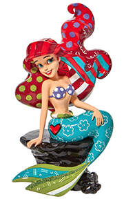Disney Figurines Ariel On Rock - No Box by Romero Britto-1