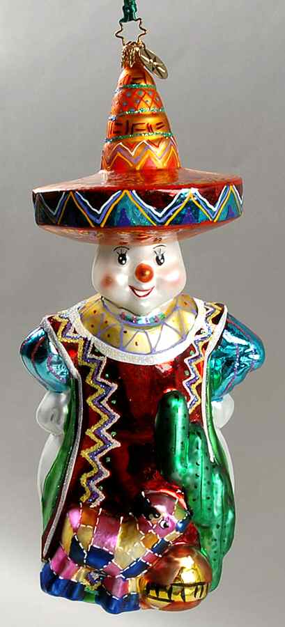 Snowmen Around the World Frosty Fiesta (Mexico) - No Box by Christopher Radko-1