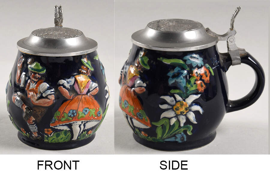 German Steins & Cups Tyrolean Dancers - No Box by Reinhold Merkelbach-1