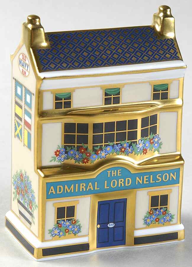 Miniature Houses Admiral Lord Nelson - With Box by Royal Crown Derby-1
