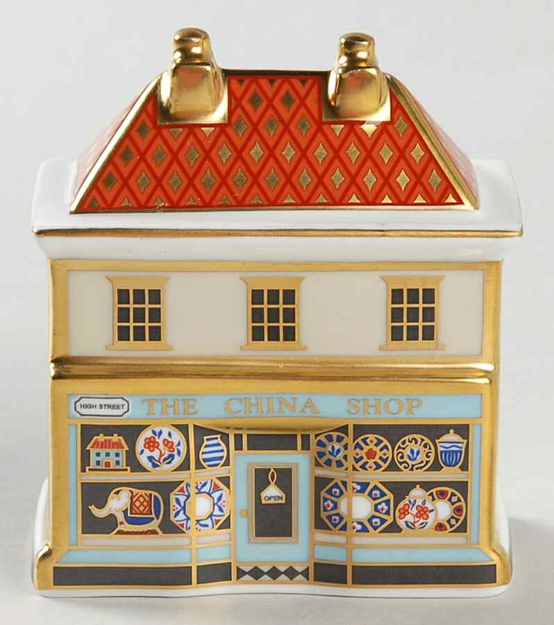 Miniature Houses The China Shop - No Box by Royal Crown Derby-1